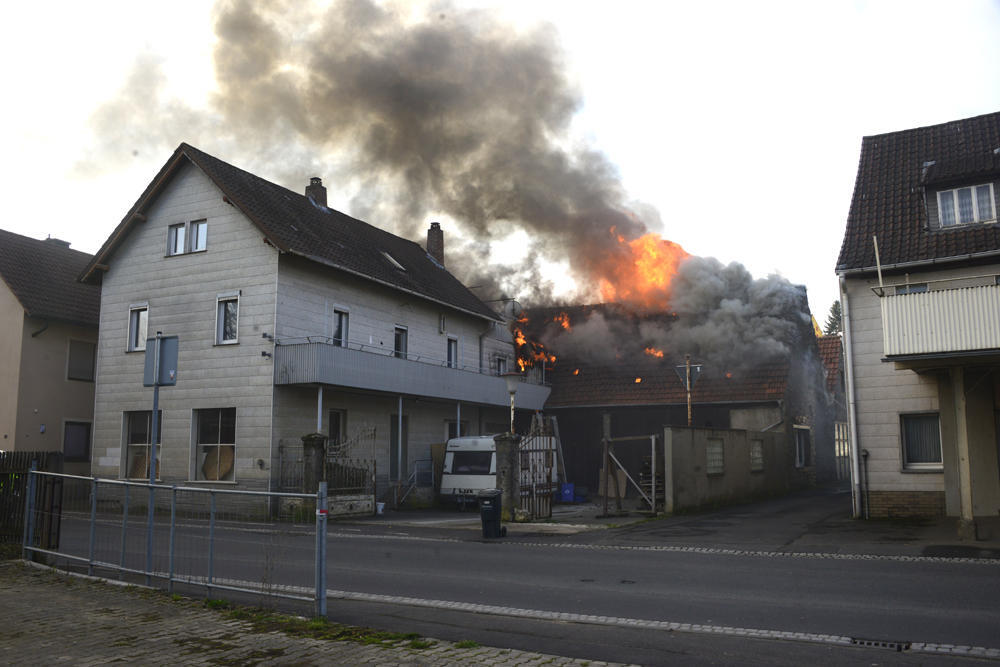 Brand in Obernbreit