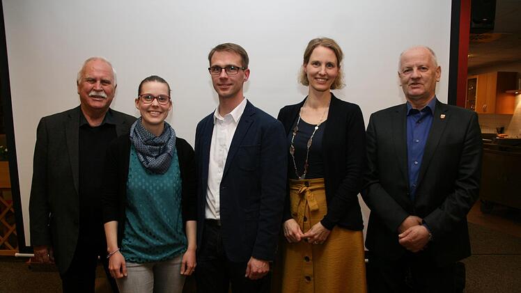 Der neue geschäftsführende Vorstand (von links):  Wolfgang Görner, Felicitas Ganzleben, Tobias Schneider, Maren Schmitt und Wolfgang Speyer. Foto: Bernd Czelustek