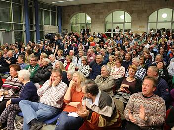 Die letzte Podiumsdiskussion des Fränkischen Tags in der Aula des Herder-Gymnasiums waren alle Plätze besetzt. Archivbild: Barbara Herbst