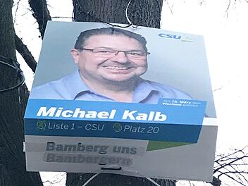 Ein Spruch auf einem Wahlplakat der Bamberger CSU hat f&uuml;r Aufregung gesorgt. Foto: Tobias Greifenberg