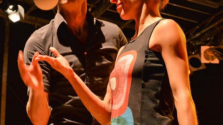 Stefan Sing und Cristina Casaddio. Foto: Ronald Rinklef