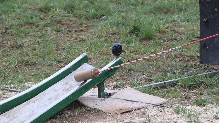 Trainingslager der Hornusser. Foto: Heike Beudert