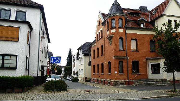 Blick in die Schellerstraße von der Bahnhofstraße