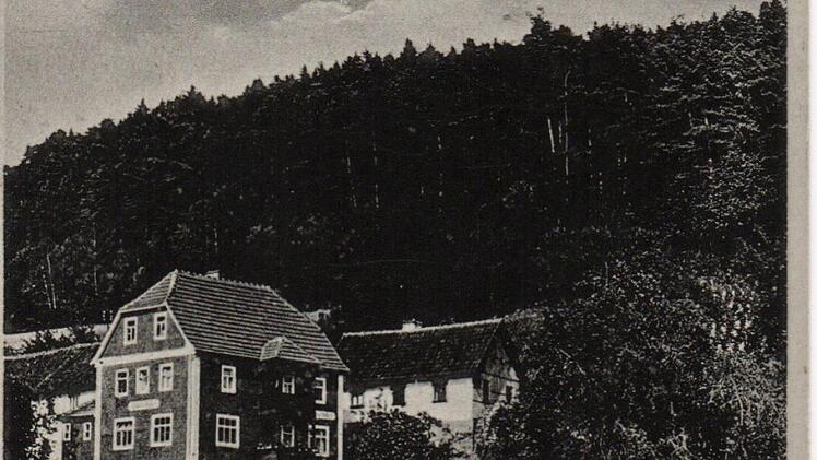 Postkarte der Schwiegereltern aus Heckmühle ins Lazarett nach Wien.Bianca Volkert