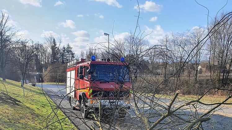 Vor allem auf den Straßen lag jede Menge Holz.