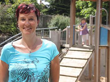 Heike Koch leitet den Hellmitzheimer Kindergarten. Foto: Carmen Schmitt
