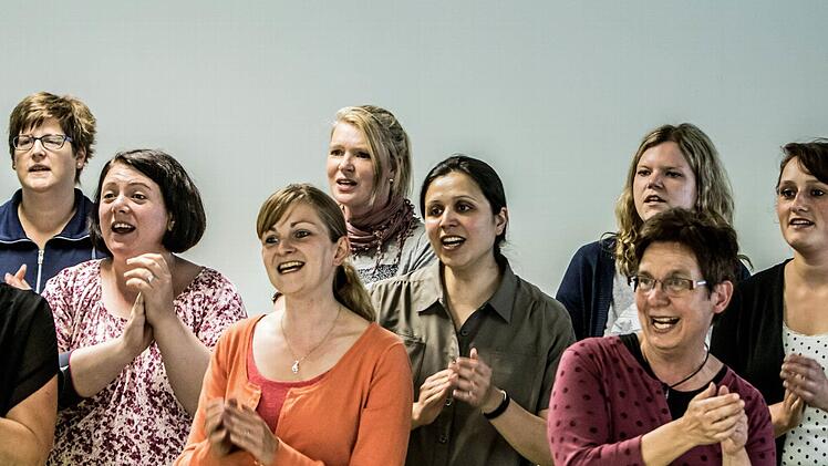 Auch das Vocalensemble Coburg tritt beim Eröffnungskonzert des Chorfestes Coburg im Kongresshaus auf.Foto: Jochen Berger