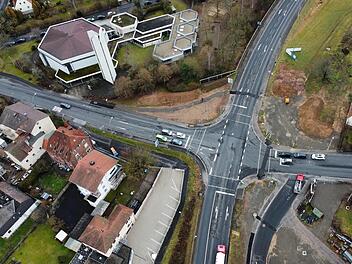 Die Garitzer Kreuzung wird zum Kreisverkehr umgebaut. Foto: Wolfgang Dünnebier