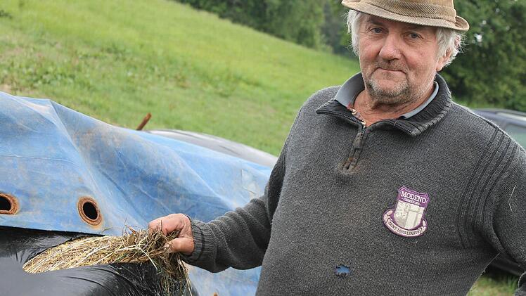 Ob das Abdichten der Schnittstellen erfolgreich ist, weiß der Landwirt noch nicht.