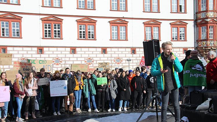 Schüler-Demo in Coburg für mehr Umwelt- und KlimaschutzJutta Rudel