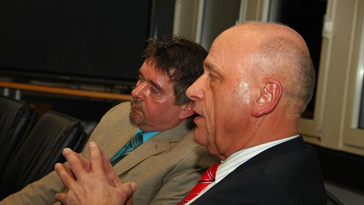 Lagen nur wenige Stimmen auseinander: Hermann Anselstetter (rechts) und Thomas Steinlein. Foto: Archiv/Katrin Geyer