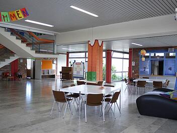 Die Aula der Schule Hemhofen Foto: Pauline Lindner