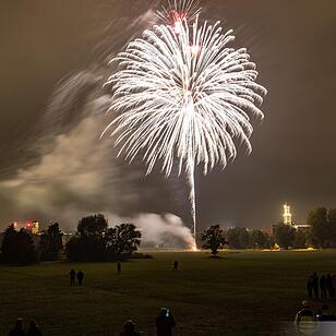Abschlussfeuerwerk Michaelis Kirchweih 2015