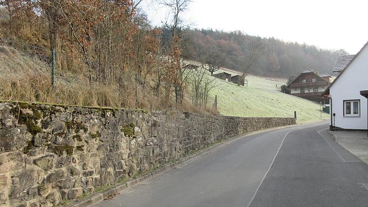 Bald kann mit der Sanierung und Instandsetzung der Stützmauer in der Grüner Straße begonnen werden. Dafür wird eine patentierte Sanierungstechnik angewandt.  Foto: K.- H. Hofmann