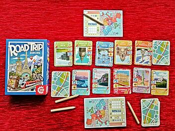 Spiele-Test "Road Trip Europa": Rezension des Draft-and-write-Spiels