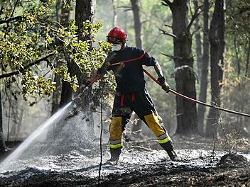 Waldbrand bei Paris