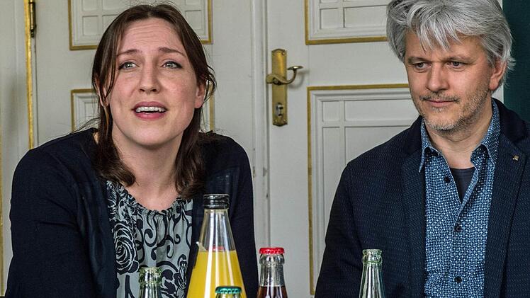 Theaterpädagogin Luca Pauer und Schauspieldirektor Matthias StraubFoto: Jochen Berger