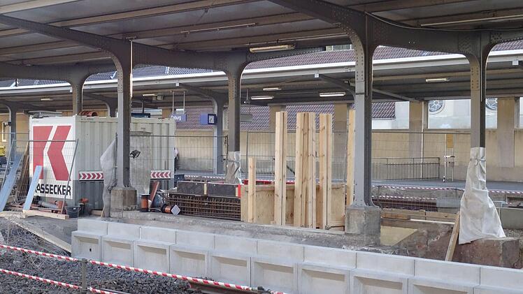 Impressionen von der Baustelle Bahnhof Coburg: mitte Mai 2017Foto: Jochen Berger