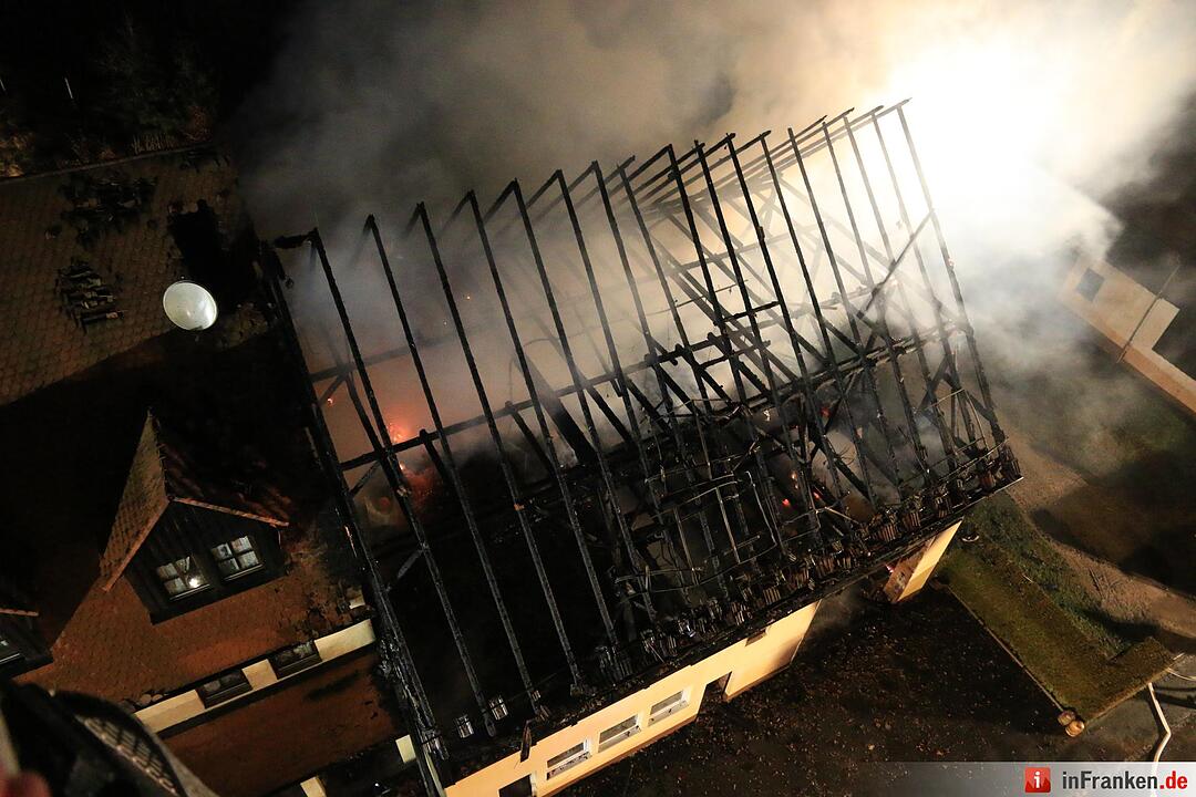 Scheune brennt in Bärnfels