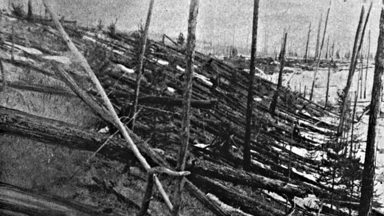 &Uuml;ber Tunguska drang ein Asteroid in die Erdatmosph&auml;re ein