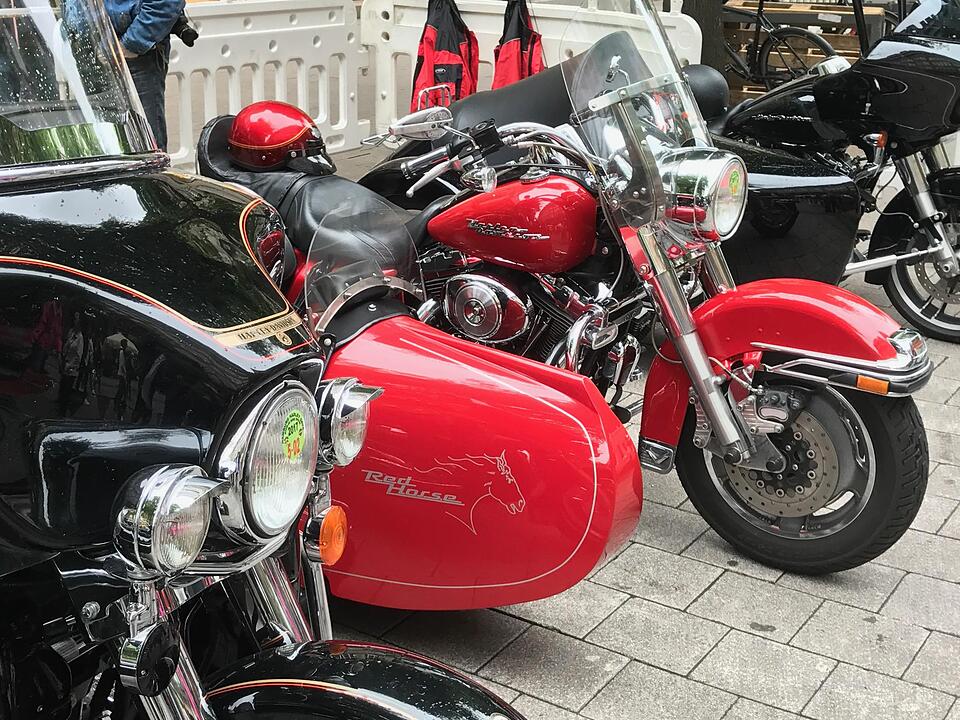 Harley-Davidson-Treffen in Hamburg