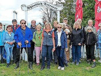 Die Seniorenwanderung des Rh&ouml;nklub-Zweigvereins Bad Kissingen f&uuml;hrte zum Wittelsbacher Turm.