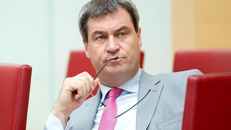 Der bayerische Finanzminister Markus Söder (CSU) Foto: dpa