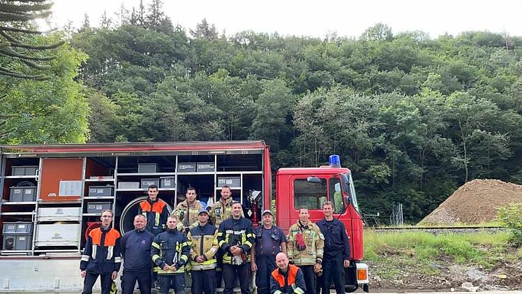 Feuerwehr Bamberg kehrt aus Hochwassergebiet Ahrweiler zurück