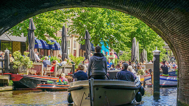 Historische brug Leiden