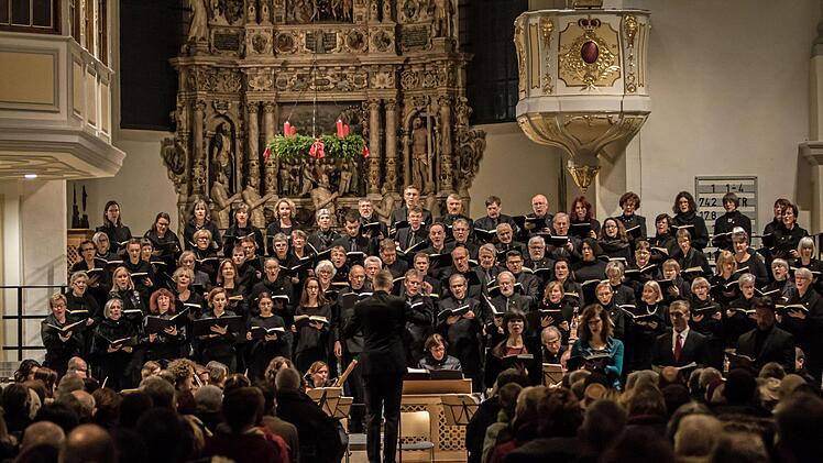 Coburger Bachchor bei einer Aufführung in St. MorizFoto: Archiv/Jochen Berger