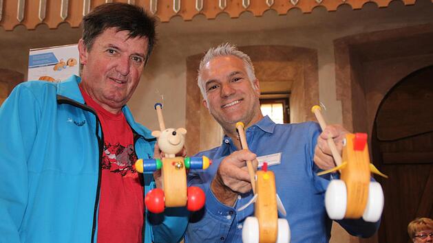 Ein Paradies für Kinder: Bei der Einkaufsmesse in Maria Bildhausen gab es unter anderem allerhand Spielzeug für jedes Alter.  FIsolde Krapf