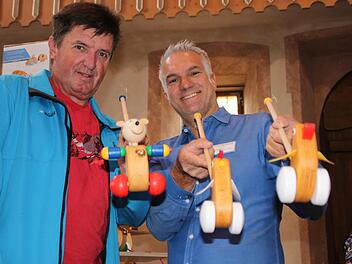 Ein Paradies für Kinder: Bei der Einkaufsmesse in Maria Bildhausen gab es unter anderem allerhand Spielzeug für jedes Alter.  FIsolde Krapf