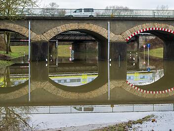 Hochwasserlage in Südbayern