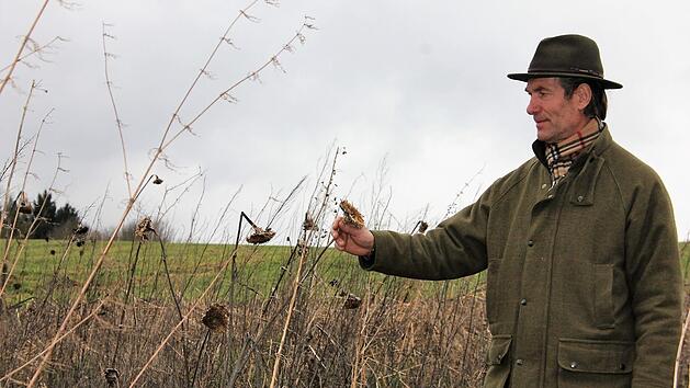 Hubertus Freiherr von Künsberg-Langenstadt ist mit Leidenschaft Landwirt. Er möchte nun verstärkt mit den Landwirten und Bürgern in Kontakt treten und diese mehr für Naturschutz und Umwelt sensibilisieren. Veronika Schadeck