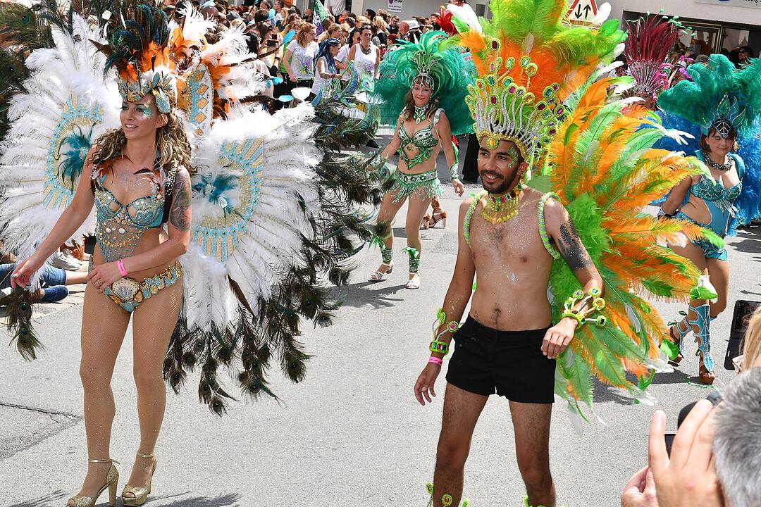 Umzug beim Samba-Festival in Coburg