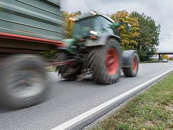Verkehr, Traktorunfall