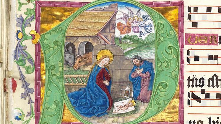 Hier malte Frater Franziskus die heilige Familie. Foto: Staatsbibliothek Bamberg/Gerald Raab