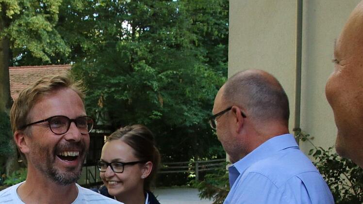 Begrüßung der Gäste. Foto: Jürgen Gärtner