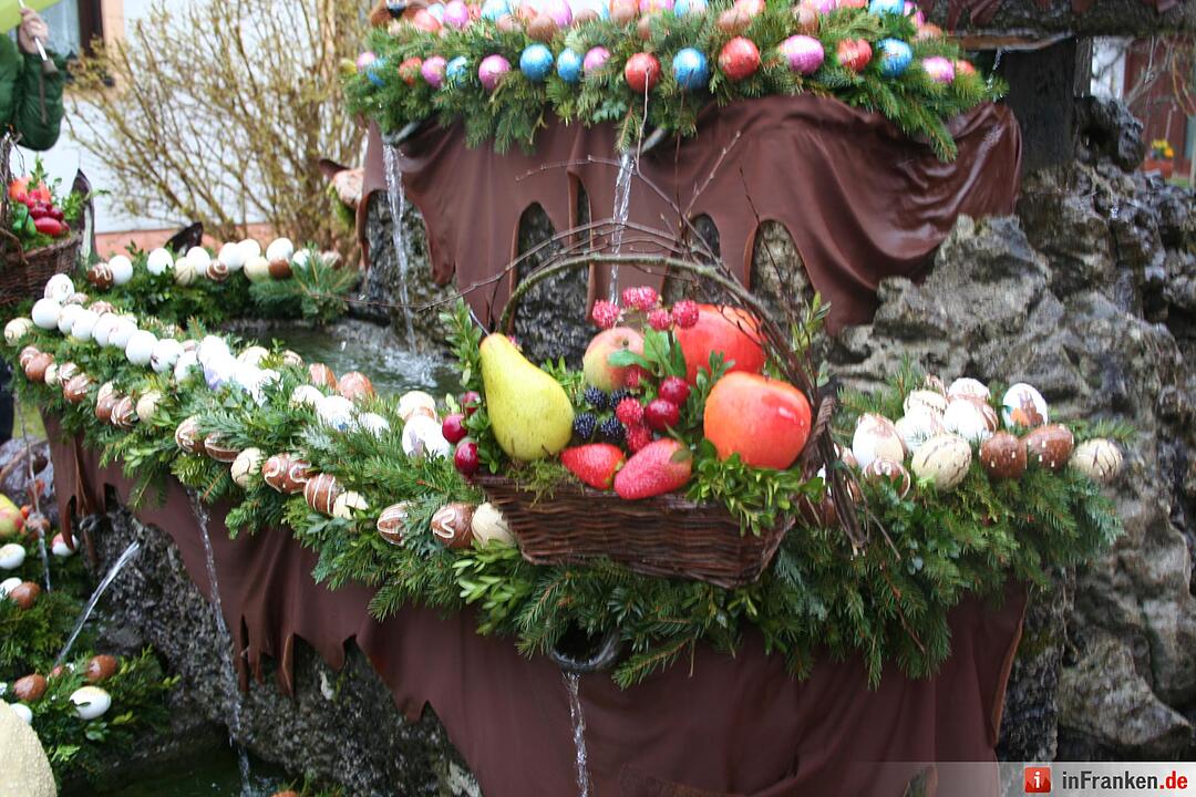 Osterbrunnen in der Fränkischen Schweiz