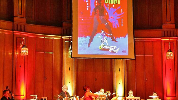 Filmplakat zur Musik von West Side Story.  Foto: Werner Vogel