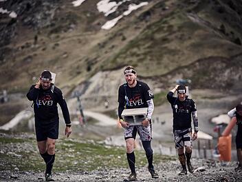 Die Kulmbacher Exremsportler beim SpartanRace in Andorra, wo sie sich dem Ultrabeast über 50 Kilometer stellten.  Foto: Antonio Prado