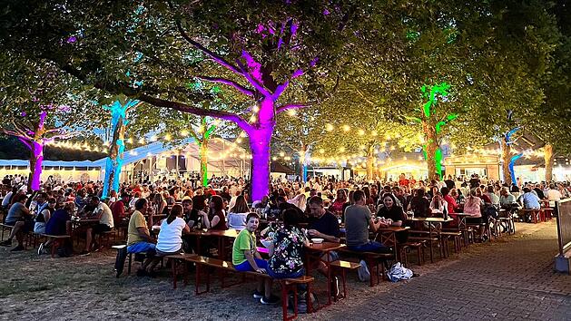 54. Weinfest in Obervolkach - mit Wein, Musik und Wunderkerzen