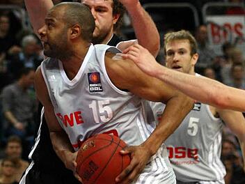 Sharrod Ford pr&auml;sentierte sich in Wei&szlig;enfels von seiner besten Seite. Foto: sportpress