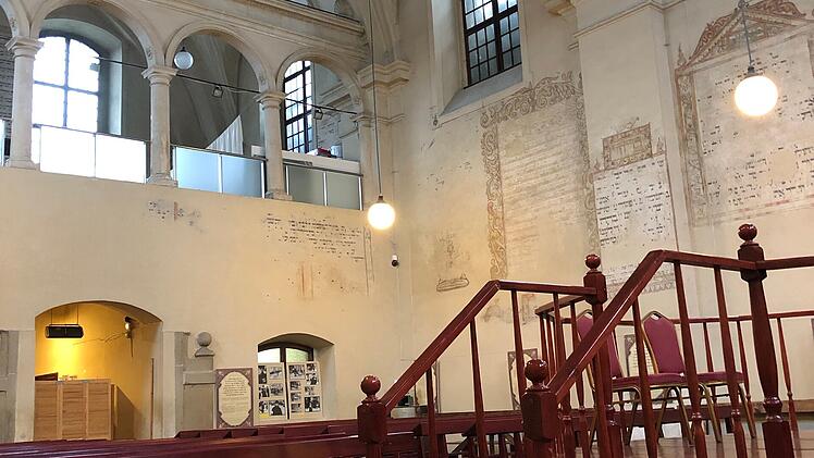 Innerhalb einer Synagoge im jüdischen Viertel