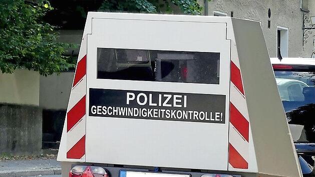Erstmals ist beim Blitzmarathon auch der "Enforcement Trailer" im Einsatz.