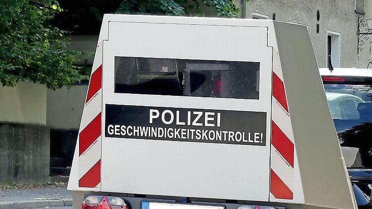 Erstmals ist beim Blitzmarathon auch der "Enforcement Trailer" im Einsatz.