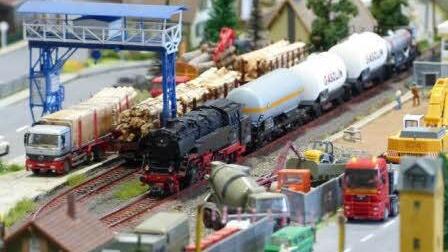 In Wildflecken wurden diesmal 70 Module präsentiert.  Foto: Eisenbahnfreunde