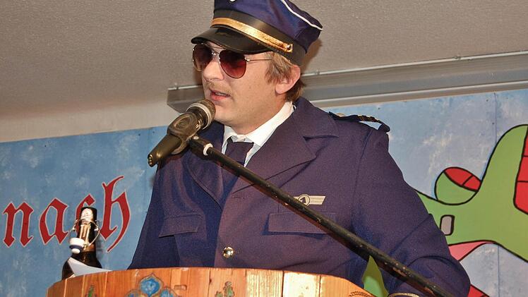 Kappenabend in Steinach mit dem Motto "Steinach über den Wolken" Foto: Sigismund von Dobschütz