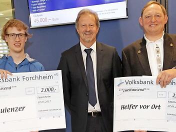 Auf dem Bild zu sehen von links: Max Maaßen, Erwin Roppelt und Arnulf Koy  Foto: Mathias Erlwein