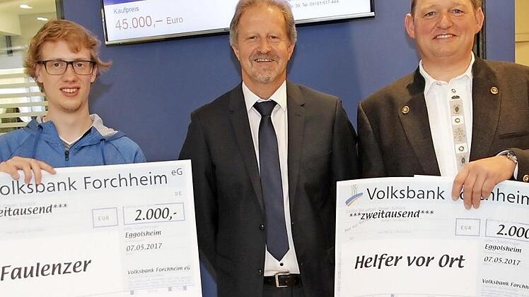 Auf dem Bild zu sehen von links: Max Maaßen, Erwin Roppelt und Arnulf Koy  Foto: Mathias Erlwein